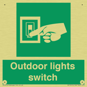 Outdoor lights switch